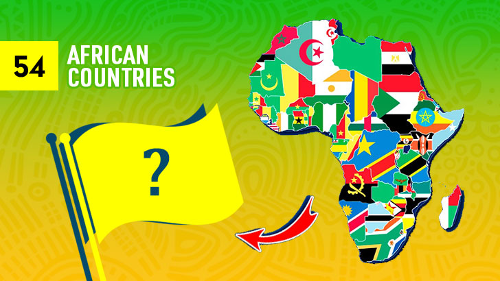 54 African Countries Flags Quiz (10s)