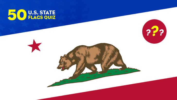 50 U.S. State Flags Quiz (Easy, L1)