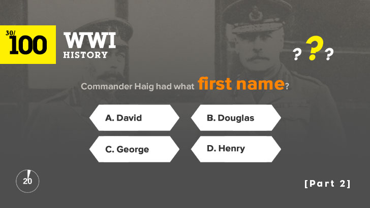 100 World War 1 Trivia Questions (2)