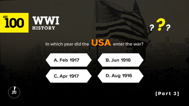 100 World War 1 Trivia Questions (3)