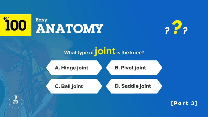100 Easy Anatomy Questions Quiz (3)