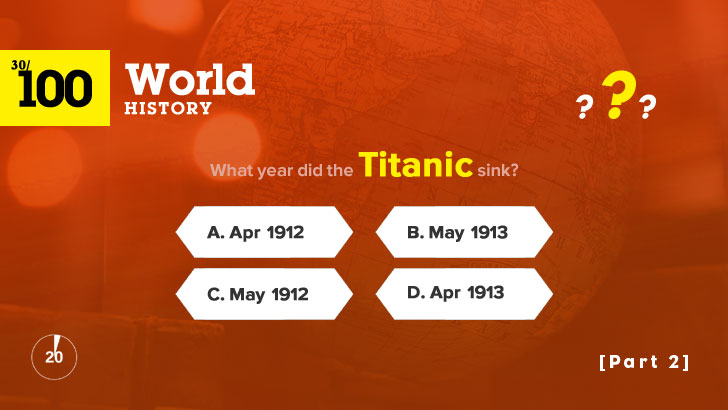 100 World History Trivia Questions (2)