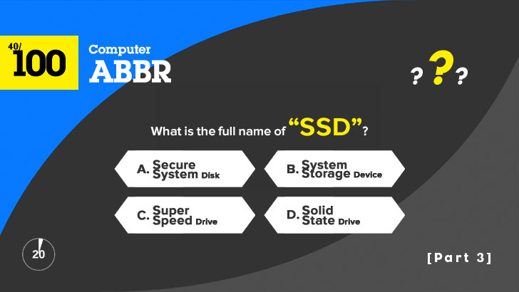 100 Computer Abbreviations Quiz (3)