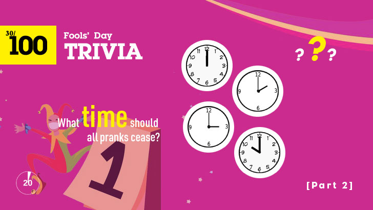 100 April Fools' Day Trivia Quiz (2)
