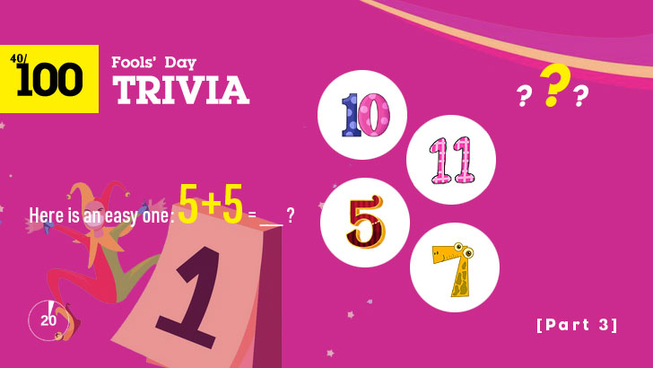 100 April Fools' Day Trivia Quiz (3)