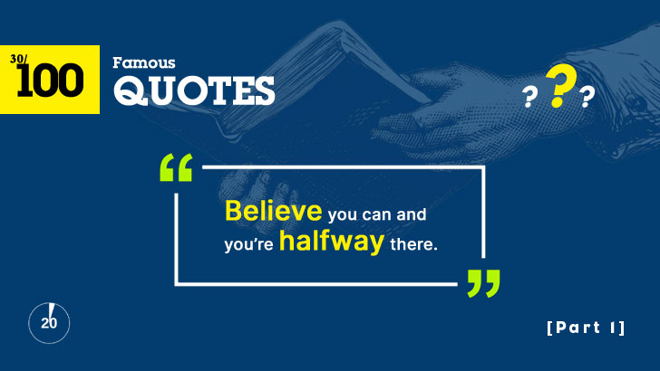 100 Most Famous Quotes Quiz (1)