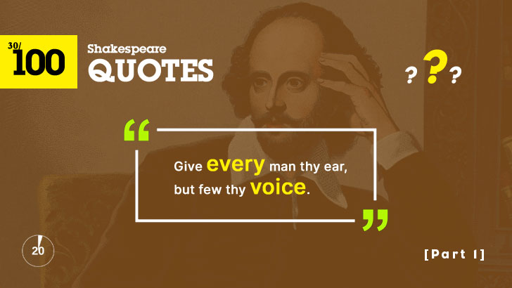 100 Shakespeare Quotes Quiz (1)