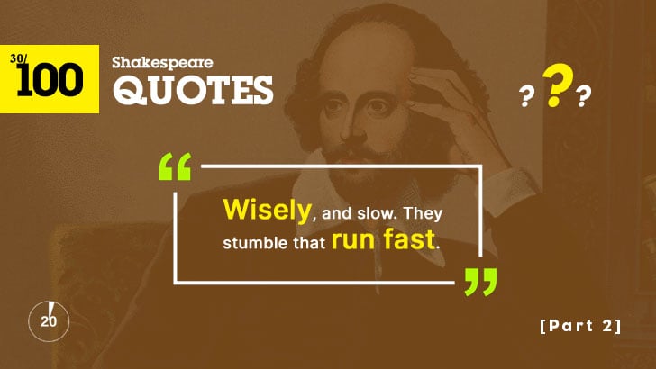 100 Shakespeare Quotes Quiz (2)