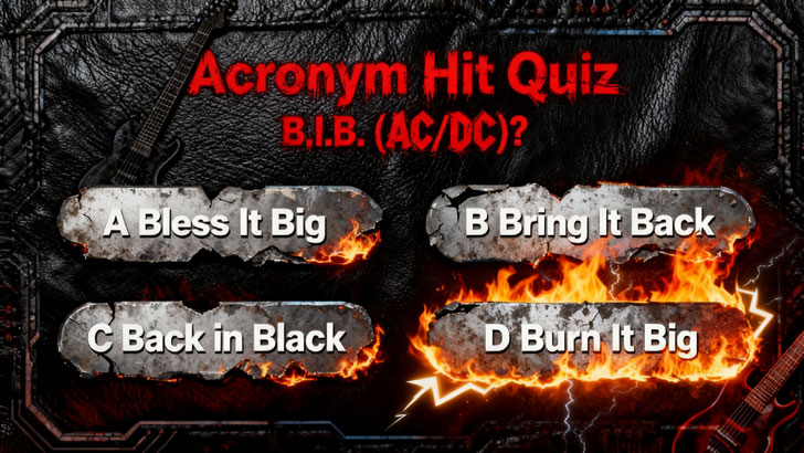Acronym Hit Quiz: Guess the Track