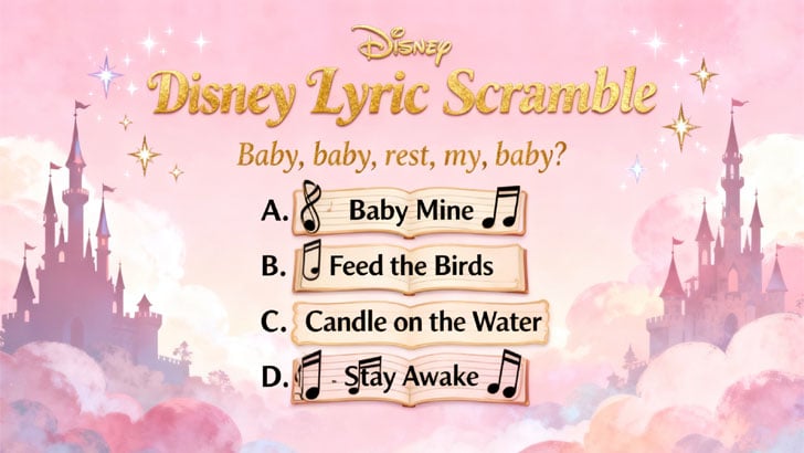 Disney Lyric Scramble: Name That Tune
