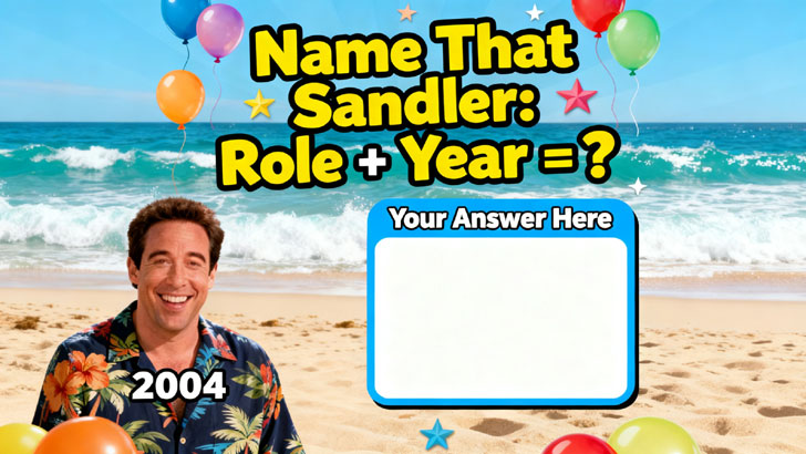 Name That Sandler: Role + Year = ? (1)