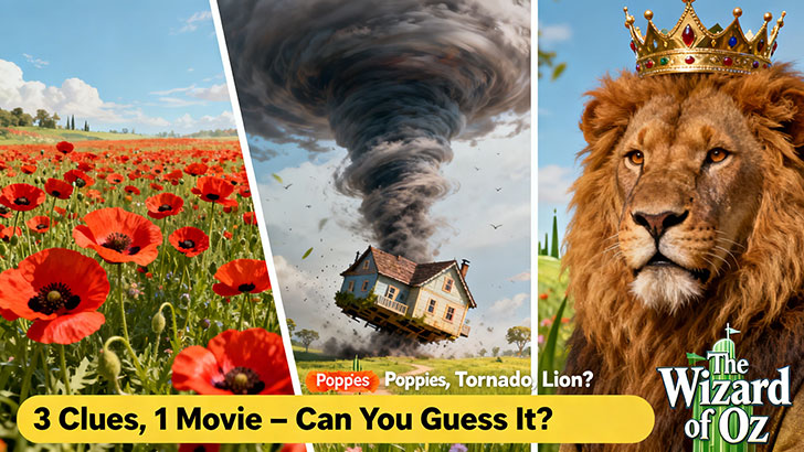 3 Clues, 1 Movie – Can You Guess It?