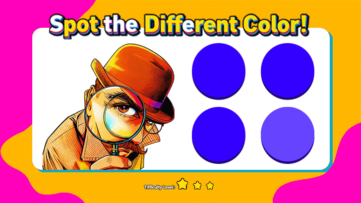 Spot the Odd Color: Circle Edition (L1)