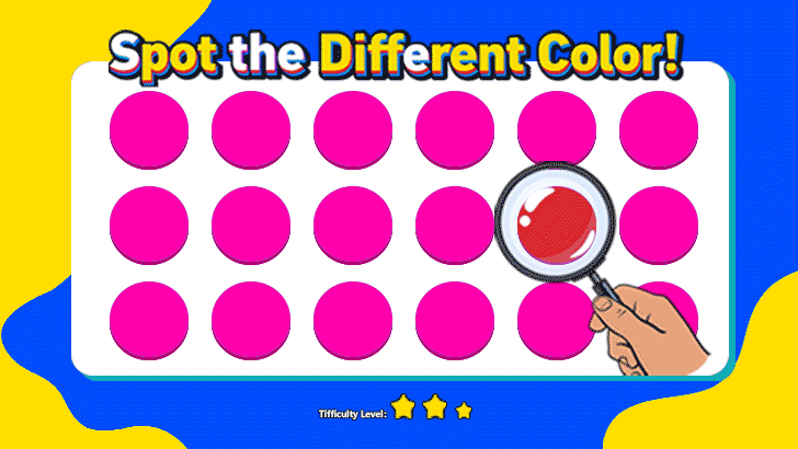 Spot the Odd Color: Circle Edition (L2)