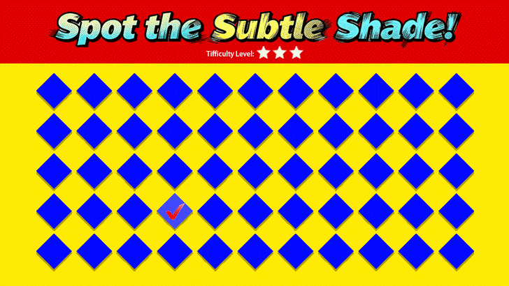 Spot the Odd Color: Diamond Edition (L3)