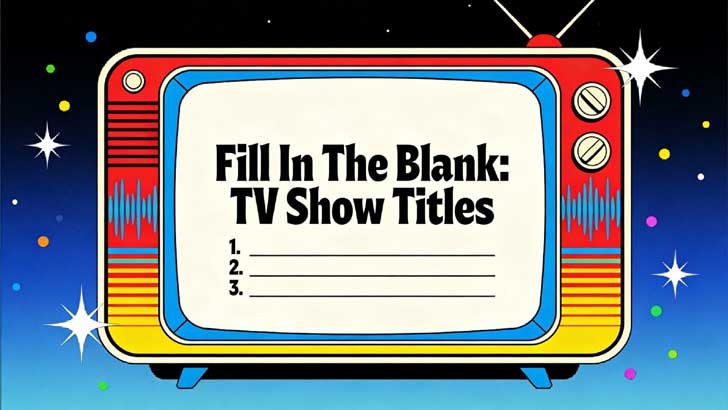 Fill In The Blank: TV Show Titles (1)