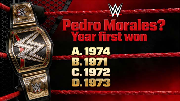 How Many WWE Championship Years Can You Get Right? (1)