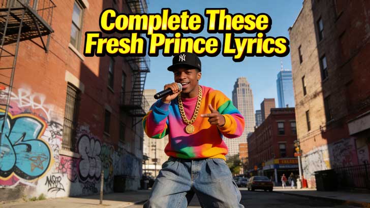 Complete These Fresh Prince Lyrics (2)