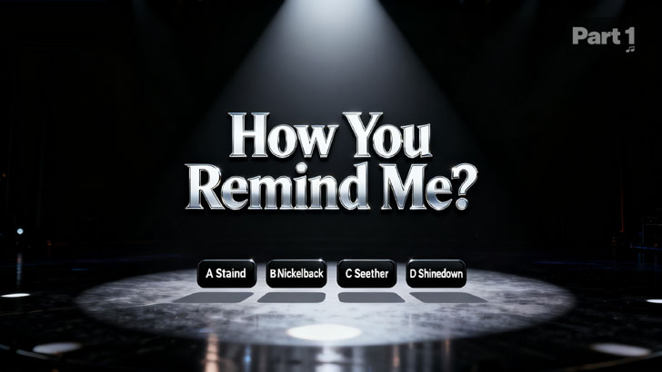 Pick the One-Word Band by Song (1)