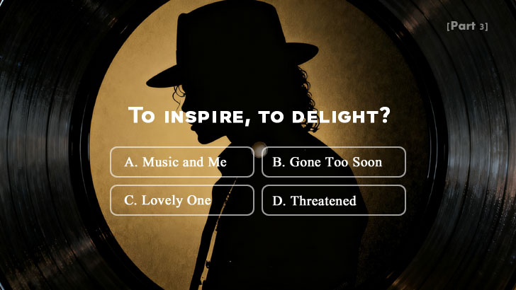 Name That MJ Tune from One Line (Pt. 3)