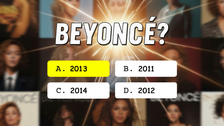 Beyoncé Album Drop Challenge